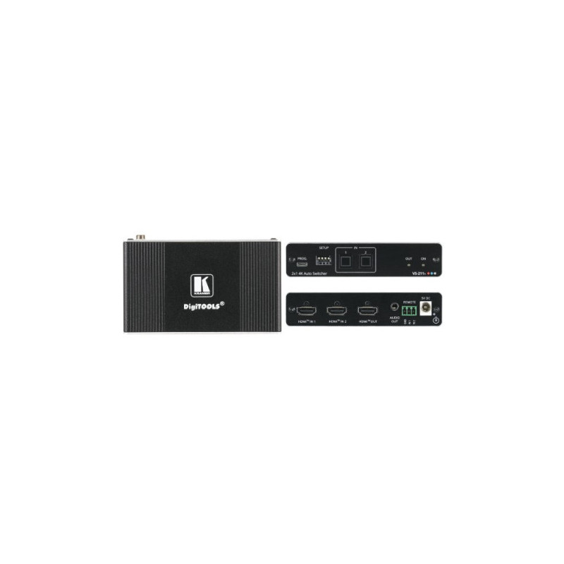 Kramer Avsm 2X1 4K Hdr HDMI Auto Switcher - VS-211X (20-8054 | APLIUM