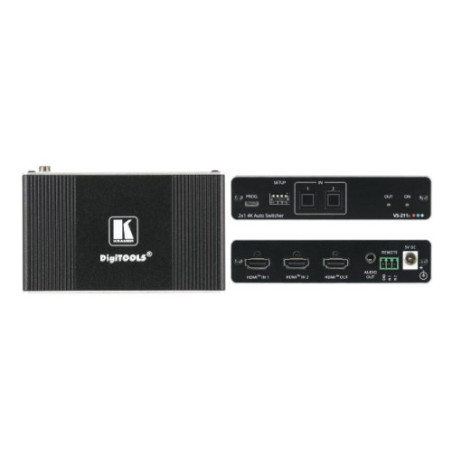 Kramer Avsm 2X1 4K Hdr HDMI Auto Switcher - VS-211X (20-8054 | APLIUM