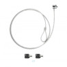 TooQ TQCLKC0025 cable antirrobo Plata 1,5 m | APLIUM