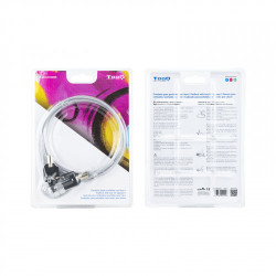 TooQ TQCLKC0025 cable antirrobo Plata 1,5 m | APLIUM