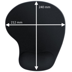 Ewent EW3181 alfombrilla para ratón Negro | APLIUM