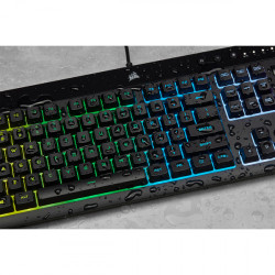 Corsair K55 RGB PRO teclado USB QWERTY Español Negro | APLIUM