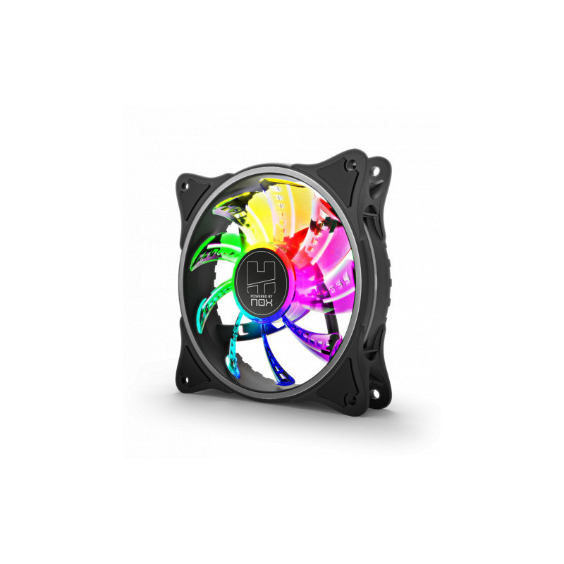 NOX VENTILADOR CAJA HUMMER A-FAN ARGB INNER GLOW FAN. 120mm | APLIUM