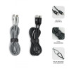 Subblim Pack 2 Cables USB Tipo Usb-c A Usb-c 1 M BLACK/SILVE | APLIUM