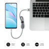Subblim Pack 2 Cables USB Tipo Usb-c A Usb-c 1 M BLACK/SILVE | APLIUM