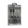 Subblim Pack 2 Cables USB Tipo Usb-c A Usb-c 1 M BLACK/SILVE | APLIUM