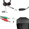Ewent EC1642 cable de audio 0,15 m 3,5mm 2 x 3.5mm Negro, Ve | APLIUM