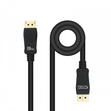 Nanocable 10.15.2501 cable DisplayPort 1 m Negro | APLIUM