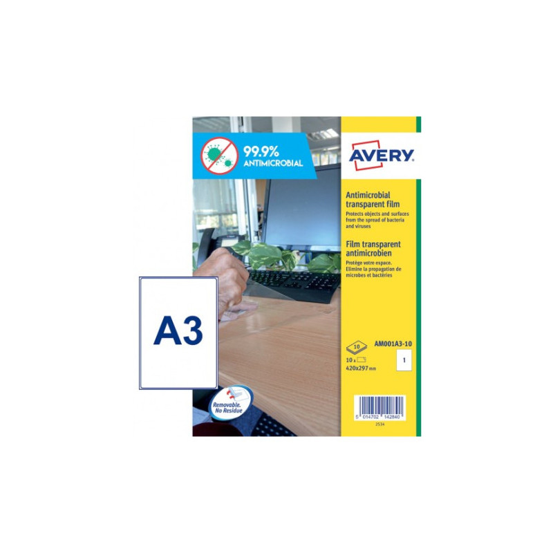 Avery AM001A3 etiqueta autoadhesiva Rectángulo Desmontable T | APLIUM