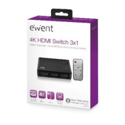Ewent EW3730 interruptor de video HDMI | APLIUM
