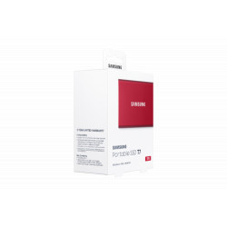 Samsung Portable SSD T7 1000 GB Rojo | APLIUM