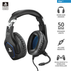 Trust GXT 488 Forze PS4 Auriculares Diadema Negro | APLIUM