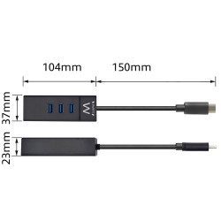 Ewent EW1141 hub de interfaz USB 3.2 Gen 1 (3.1 Gen 1) Type- | APLIUM
