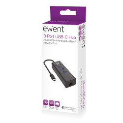 Ewent EW1141 hub de interfaz USB 3.2 Gen 1 (3.1 Gen 1) Type- | APLIUM