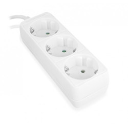 Ewent EW3958 base múltiple 1,5 m 3 salidas AC Interior Blanc | APLIUM