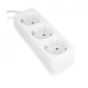 Ewent EW3958 base múltiple 1,5 m 3 salidas AC Interior Blanc | APLIUM