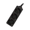 Ewent EW3959 base múltiple 1,5 m 3 salidas AC Interior Negro | APLIUM