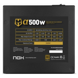 NOX Hummer Alpha unidad de fuente de alimentación 500 W 24-p | APLIUM