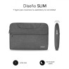 SUBBLIM Funda Ordenador Business Laptop Sleeve 13,3-14" Grey | APLIUM