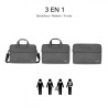 SUBBLIM Funda Ordenador Business Laptop Sleeve 13,3-14" Grey | APLIUM