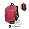 SUBBLIM Mochila para Portátil Urban Lock Backpack 16" Red | APLIUM