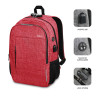 SUBBLIM Mochila para Portátil Urban Lock Backpack 16" Red | APLIUM