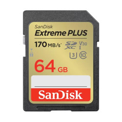 Extreme Plus 64GB Sdhc Memory Card 170MB/S 80MB/S Uhs-i Clas | APLIUM