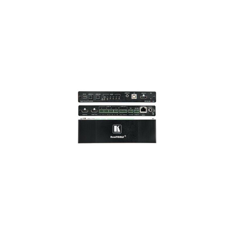 DSP-62-AEC. 6X2 PoE Audio Matri With Dsp And Aec | APLIUM