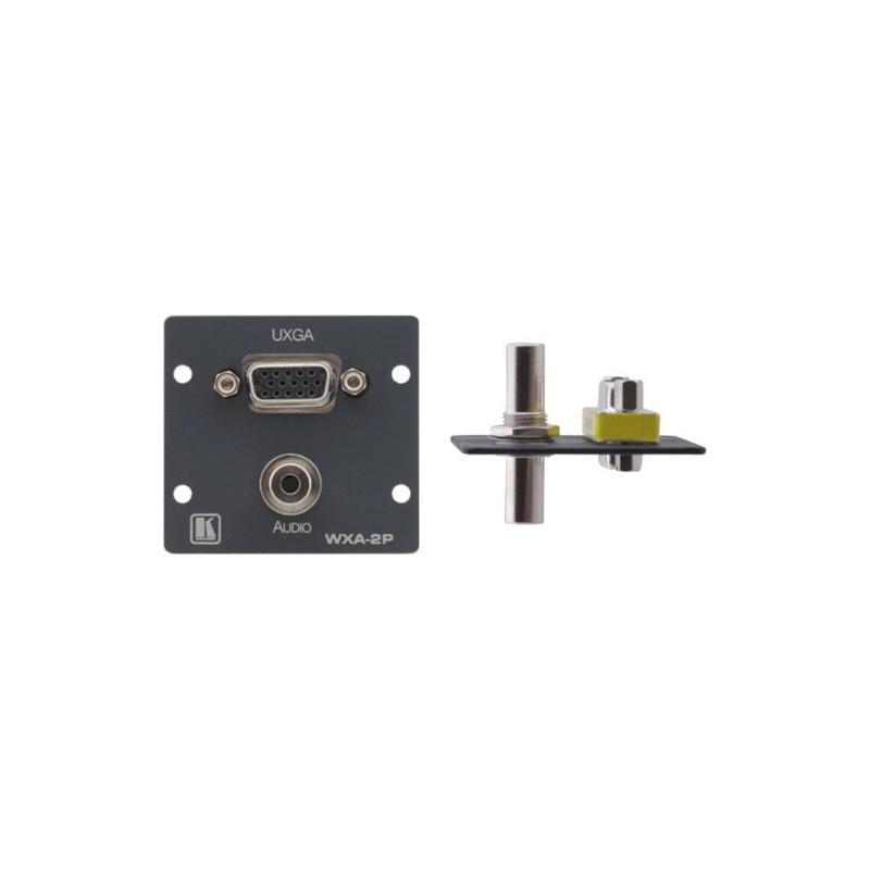 WXA-2P W.PLATE Insert - VGA+3.5MM Stere | APLIUM