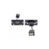 Wu-ab Wall Plate Insert - Grey Wall Plate Insert - USB (A/B) | APLIUM