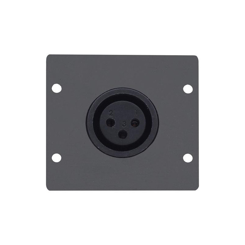 WA-1XLF(B). Wall Plate Insert Xlr (F) | APLIUM