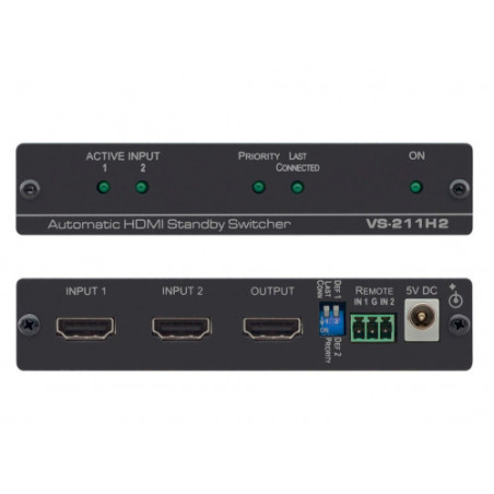 VS-211H2 2X1 4K60 4:4:4 Hdcp 2.2 HDMI 2.0 Aut. Standby Switc | APLIUM