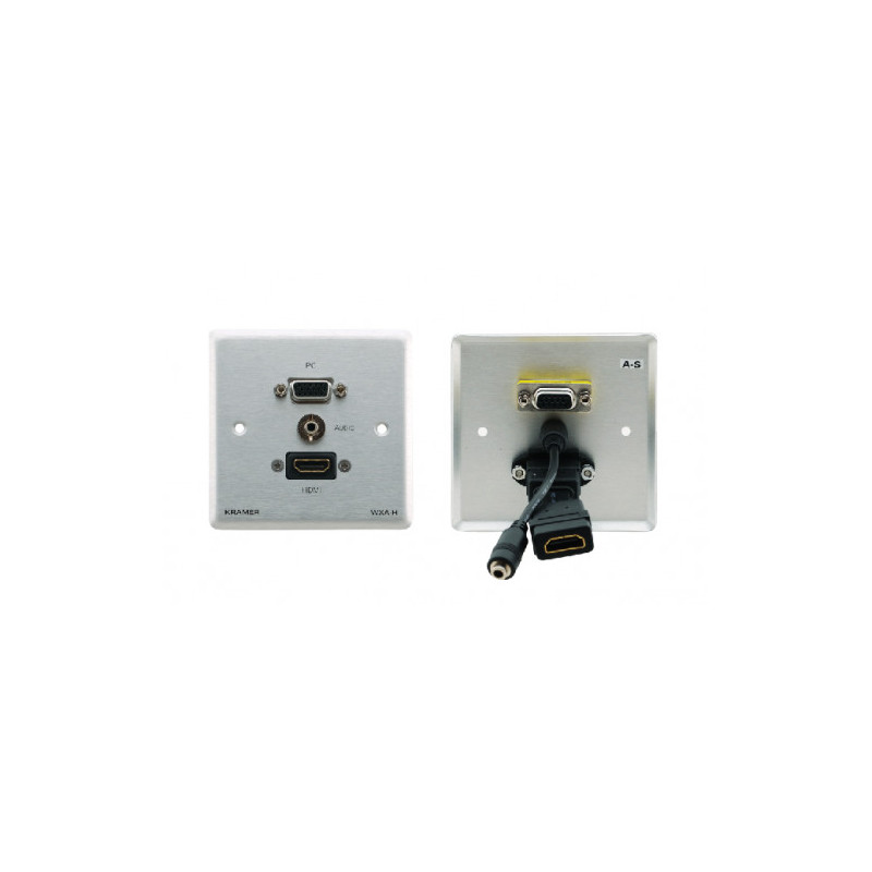 Wxa-h Wall Plate VGA + 3.5MM + HDMI | APLIUM