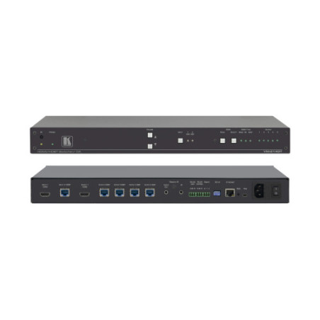 VM-214DT. 2X1:4 4K60 4:2:0 HDMI Extendedreach Hdbaset Audio | APLIUM