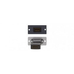 W-H(W-HDMI)(B) Black HDMI Wall Plate Insert | APLIUM