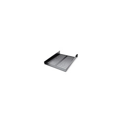 2U 22" Vented Fixed Rack Mount Shelf