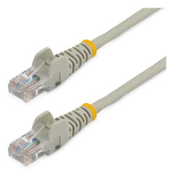 15m Gray Snagless Cat5e Patch Cable