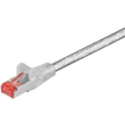 S/FTP CAT6 0.25m Transperant