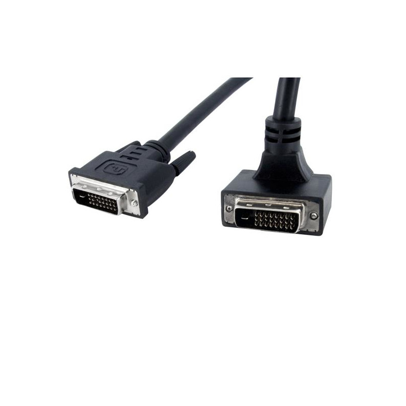 1.8m 90 Degree Down Angled DVI-D Cable