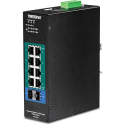 10-PORT Industrial Gigabit L2 Mngd POE+DIN-RAIL Switch 24-57 | APLIUM