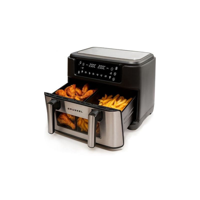 Freidora por Aire Airfryer / Sin Aceite Grunkel Dualflexifry | APLIUM