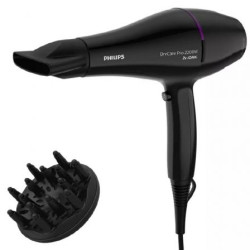 Secador Philips Drycare Pro BHD274/ 2200W/ Negro y Violeta | APLIUM