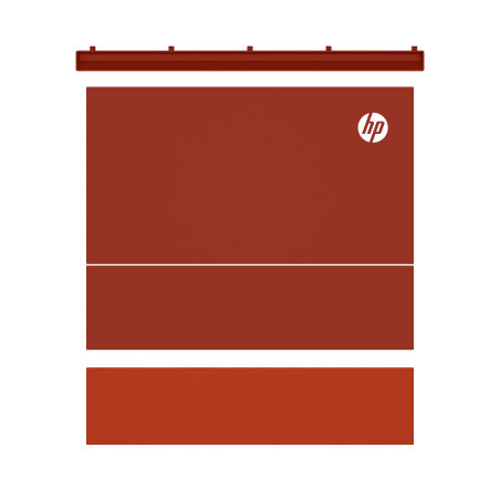 HP CLJ X677 Red Color Panel Kit