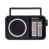 Radio Portátil Daewoo DW1124/ con Cable/ Negra | APLIUM