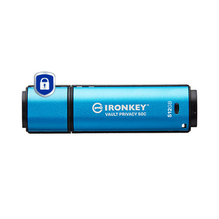 512GB USB-C IronKey Vault Privacy 50C