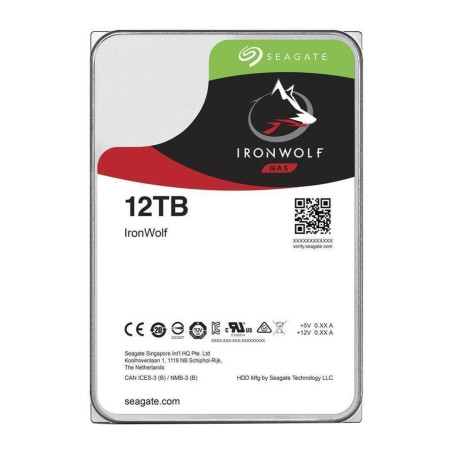 NAS HDD 3.5"IronWolf 12TB 7.2K SATA