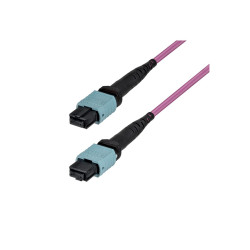 Cable De Fibra Optica MTP/MPO 7M - 12F Type-b OM4 Plenum | APLIUM