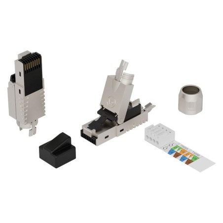 RJ45 FTP plug Cat6a for