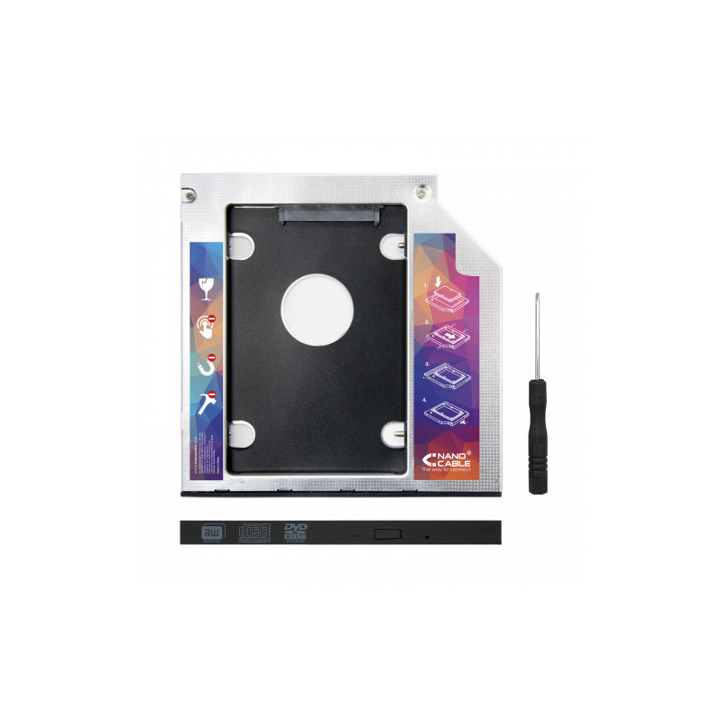 Adaptador Nanocable 10.99.0101 para 1x disco duro de 2.5" | APLIUM