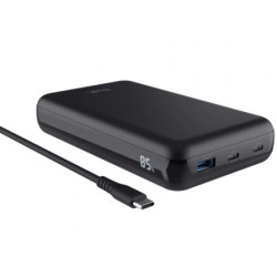 Batería Externa/Powerbank Trust Laro 20000mAh/ 100W/ Negra/ | APLIUM